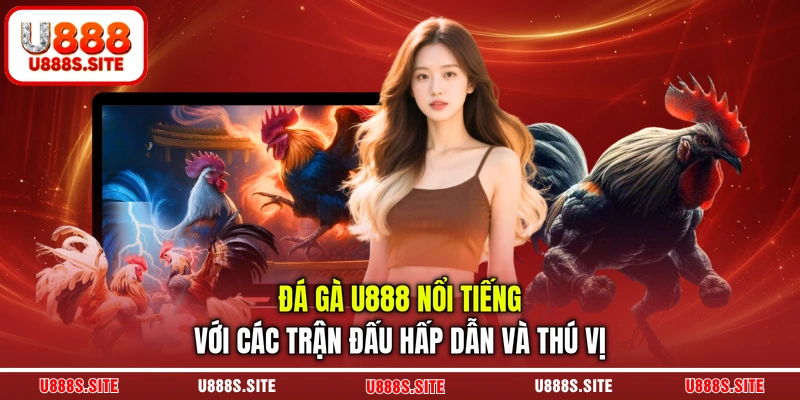 Đá gà U888 nổi tiếng với các trận đấu hấp dẫn và thú vị Đá gà U888 nổi tiếng với các trận đấu hấp dẫn và thú vị