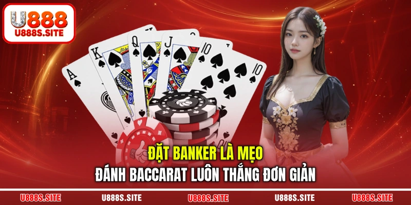 Đặt Banker là mẹo đánh Baccarat luôn thắng đơn giản Đặt Banker là mẹo đánh Baccarat luôn thắng đơn giản