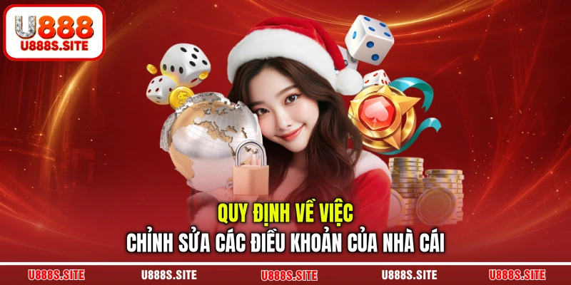 Quy định về việc chỉnh sửa các điều khoản của nhà cái Quy định về việc chỉnh sửa các điều khoản của nhà cái